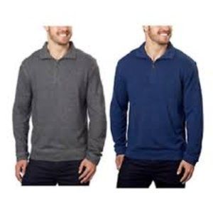 Hudson River Men’s ¼ Zip Long Sleeve Pullover